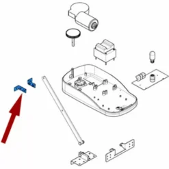Came Pièce Détachée étrier Fixation Plafond Ver 119rie038