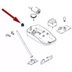 Came Pièce Détachée Prise Avec Portefusible Ver 119rie127