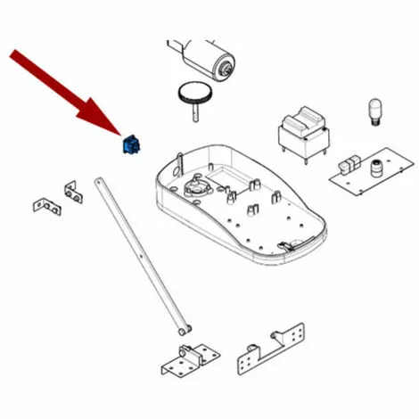 Came Pièce Détachée Prise Avec Portefusible Ver 119rie127 1 Came Pièce Détachée Prise Avec Portefusible Ver 119rie127