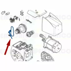 Came Pièce Détachée Tendeur De Courroie Et Courroie C-bx 119ricx024 -CAME Soldes Boutique 27764142 3