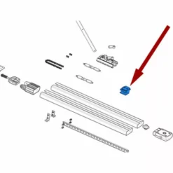 Came Pièce Détachée Butée Mécanique Interne Rail Ver 119rie114