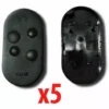 Came Pièce Détachée 5 X Coques émetteur Topd4fks Noir 88006-0037