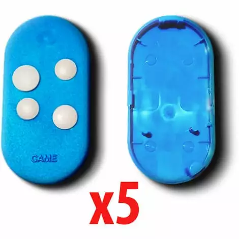 Came Pièce Détachée 5 X Coques émetteur Topd4rbs Bleu 88006-0038 1 Came Pièce Détachée 5 X Coques émetteur Topd4rbs Bleu 88006-0038