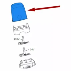 Came Pièce Détachée Dôme Clignotant Kled 119rir178