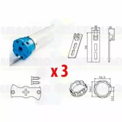 Came 3 X Kit Moteur Tubulaire Volet Roulant Mondrian 5 230v Uy0021 001uy0021 5 Came 3 X Kit Moteur Tubulaire Volet Roulant Mondrian 5 230v Uy0021 001uy0021 -CAME Soldes Boutique 28614590 3