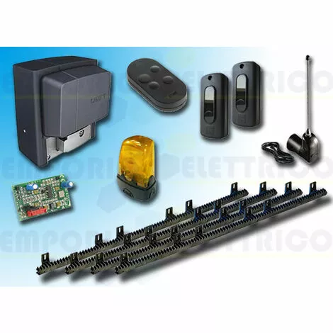 Came Kit Automation 801ms-0030 + 4 Mt Crémaillère Nylon Empu2313crem 2 Came Kit Automation 801ms-0030 + 4 Mt Crémaillère Nylon Empu2313crem – Image 2