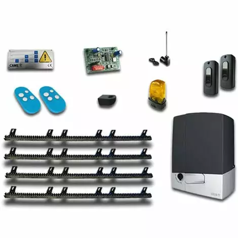 Came Kit Automatisme 801ms-0150 + 4 Mt Crémaillère Nyl Emp8k01ms-003crem 1 Came Kit Automatisme 801ms-0150 + 4 Mt Crémaillère Nyl Emp8k01ms-003crem