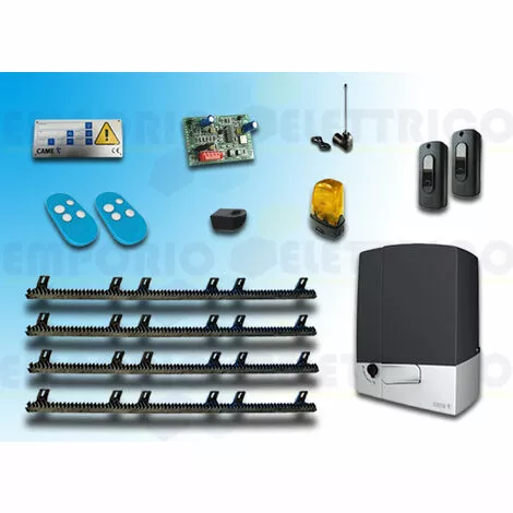 Came Kit Automatisme 801ms-0150 + 4 Mt Crémaillère Nyl Emp8k01ms-003crem 2 Came Kit Automatisme 801ms-0150 + 4 Mt Crémaillère Nyl Emp8k01ms-003crem – Image 2