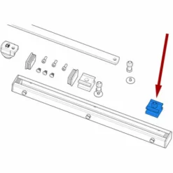 Came Pièce Détachée Patin De Coulissement F4000 119rid255