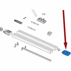 Came Pièce Détachée Terminal Fixation Guide Pour Chaîne Ver 119rie112