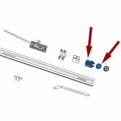 Came Pièce Détachée Embout+poulie Guide-courroie V6000 119rie186