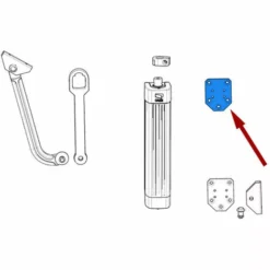Came Pièce Détachée Base De Fixation Flex F500 119rid143