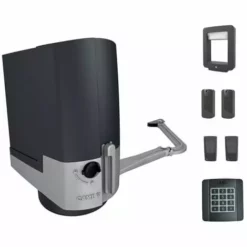 Kit Motorisation Portail Battant 001UOPB1000 + Clavier à Code - Came - Gris