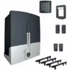 CAME Kit Motorisation Portail Coulissant Avec Télécommande, Clavier à Code Et Crémaillères - Gris