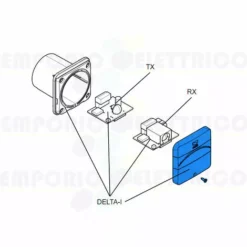 Came Pièce Détachée Paquet De 4 Pcs Couverture Avant Delta-i 88006-0026 -CAME Soldes Boutique 41431738 3