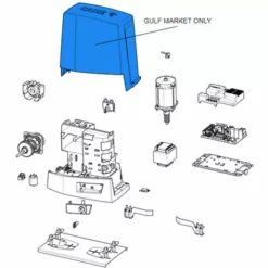 Came Pièce Détachée Couvercle Gris Ral 7024 Bkv 88001-0196