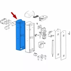 Came Pièce Détachée Boîtier Barrière G3000i 119rig419