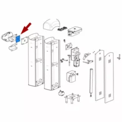 Came Pièce Détachée Plaque Fixation Motoréducteur G3000 119rig421