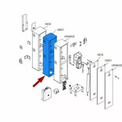 Came Pièce Détachée Boîtier Barrière Gard 3,25-4m 119rig228