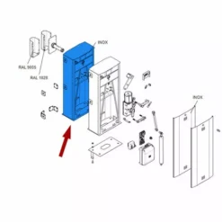 Came Pièce Détachée Boîtier Barrière Inox G6001 119rig074