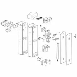 Came Pièce Détachée Paquet Goupilles Et Vis Gard 4-8 119rig207
