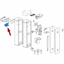 Came Pièce Détachée Bride Fixation Tige Tubulaire ø60 G3000 119rig417