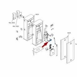 Came Pièce Détachée Butée Mécanique Barrière 5-6-6,5-12m 119rig058