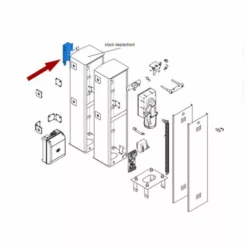 Came Pièce Détachée Bride Fixation Tige 60x40 G2500 119rig085