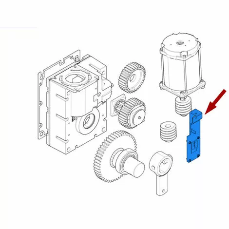 Came Pièce Détachée Groupe Levier Déverrouillage Barrière Gard 119rig046 1 Came Pièce Détachée Groupe Levier Déverrouillage Barrière Gard 119rig046