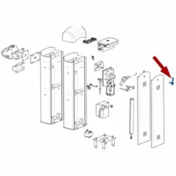 Came Pièce Détachée Groupe Serrure Porte G3000 Gard4 119rig411
