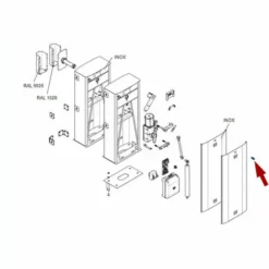 Came Pièce Détachée Groupe Serrure Porte Gard 8 119rig160