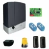 CAME Kit Automatisme Pour Portail Coulissant Type BXV Vantail Jusquà 400 Kg Carter Gris Anthracite En 24 Volts