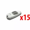 Came 15 X Télécommandes à 4 Canaux 868,35 Mhz 001top-864ee Top-864ee