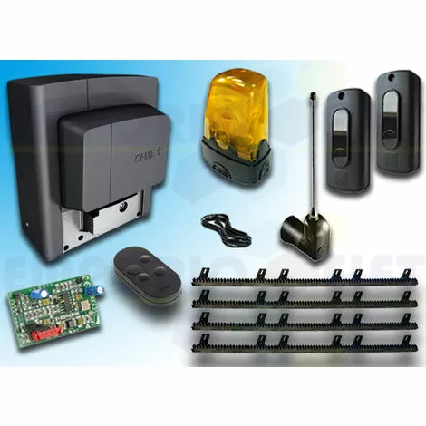 Came Kit Automation 801ms-0080 + 4 Mt Crémaillère Nylon Empu2323crem 2 Came Kit Automation 801ms-0080 + 4 Mt Crémaillère Nylon Empu2323crem – Image 2