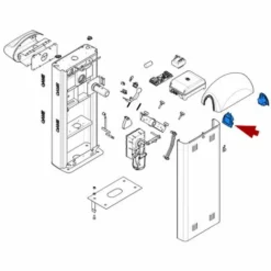 Came Pièce Détachée Support Accessoire Gard 8 119rig136