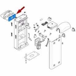 Came Pièce Détachée Plaque Intermédiaire G2080 G2081 119rig131