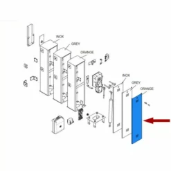 Came Pièce Détachée Porte Caisson En Inox G4001 119rig070
