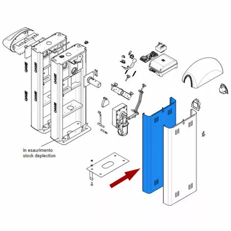 Came Pièce Détachée Porte Caisson En Inox Gard 8 119rig151 1 Came Pièce Détachée Porte Caisson En Inox Gard 8 119rig151