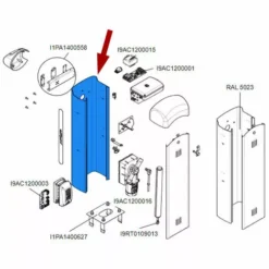 Came Pièce Détachée Caisson Barrière Gard4 119rig408
