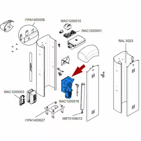Came Pièce Détachée Motoréducteur G4040ezt Z32 88003-0056 1 Came Pièce Détachée Motoréducteur G4040ezt Z32 88003-0056