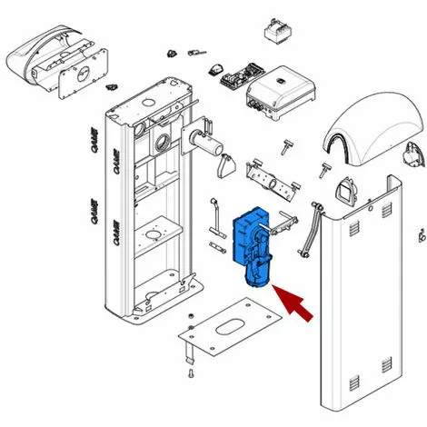 Came Pièce Détachée Motoréducteur G2080ezt New 88003-0120 1 Came Pièce Détachée Motoréducteur G2080ezt New 88003-0120