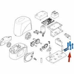 Came Pièce Détachée Paquet De Boulons Et Vis Bx-243 119ribx056