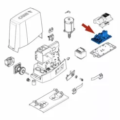 Came Pièce Détachée Carte électronique Zn8 Bkv Réversible 88001-0269
