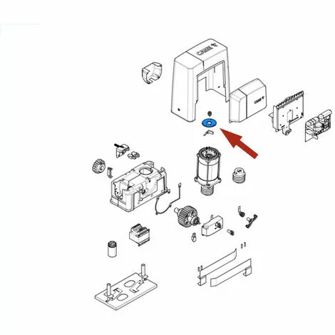 Came Pièce Détachée Support Capteur Magnétique Bks22age 88001-0255 1 Came Pièce Détachée Support Capteur Magnétique Bks22age 88001-0255