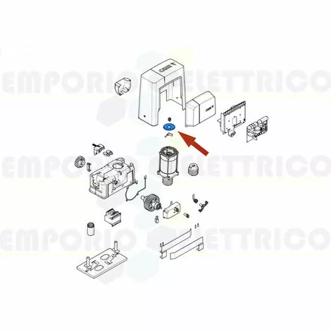 Came Pièce Détachée Support Capteur Magnétique Bks22age 88001-0255 3 Came Pièce Détachée Support Capteur Magnétique Bks22age 88001-0255 – Image 3