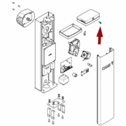 Came Pièce Détachée Paire Clés Chiffrage 7233 Gpt40 88003-0090