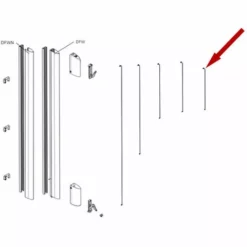 Came Pièce Détachée Corde Bord Sensible Df 1,5 Mt 119rir229 Rir229