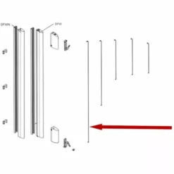 Came Pièce Détachée Corde Bord Sensible Df 6 Mt 119rir233 Rir233