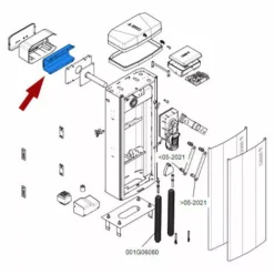 Came Pièce Détachée Bride Fixation Tige Barrière Gt8 88003-0101