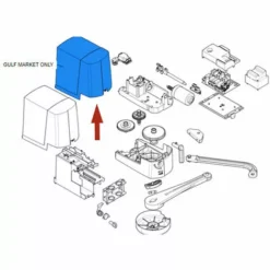 Came Pièce Détachée Couvercle Motoréducteur Opb001 Ral 7040 88001-0272